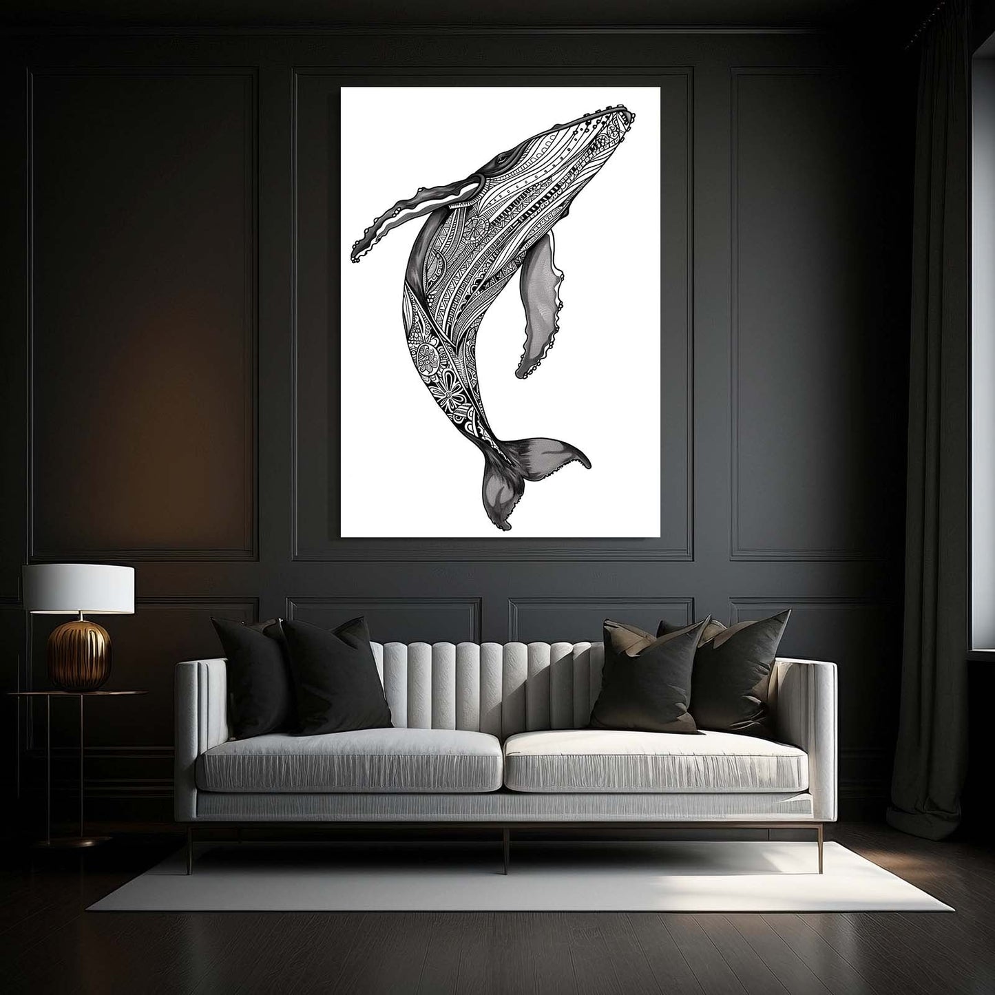 Sacred Whale Patterns Art