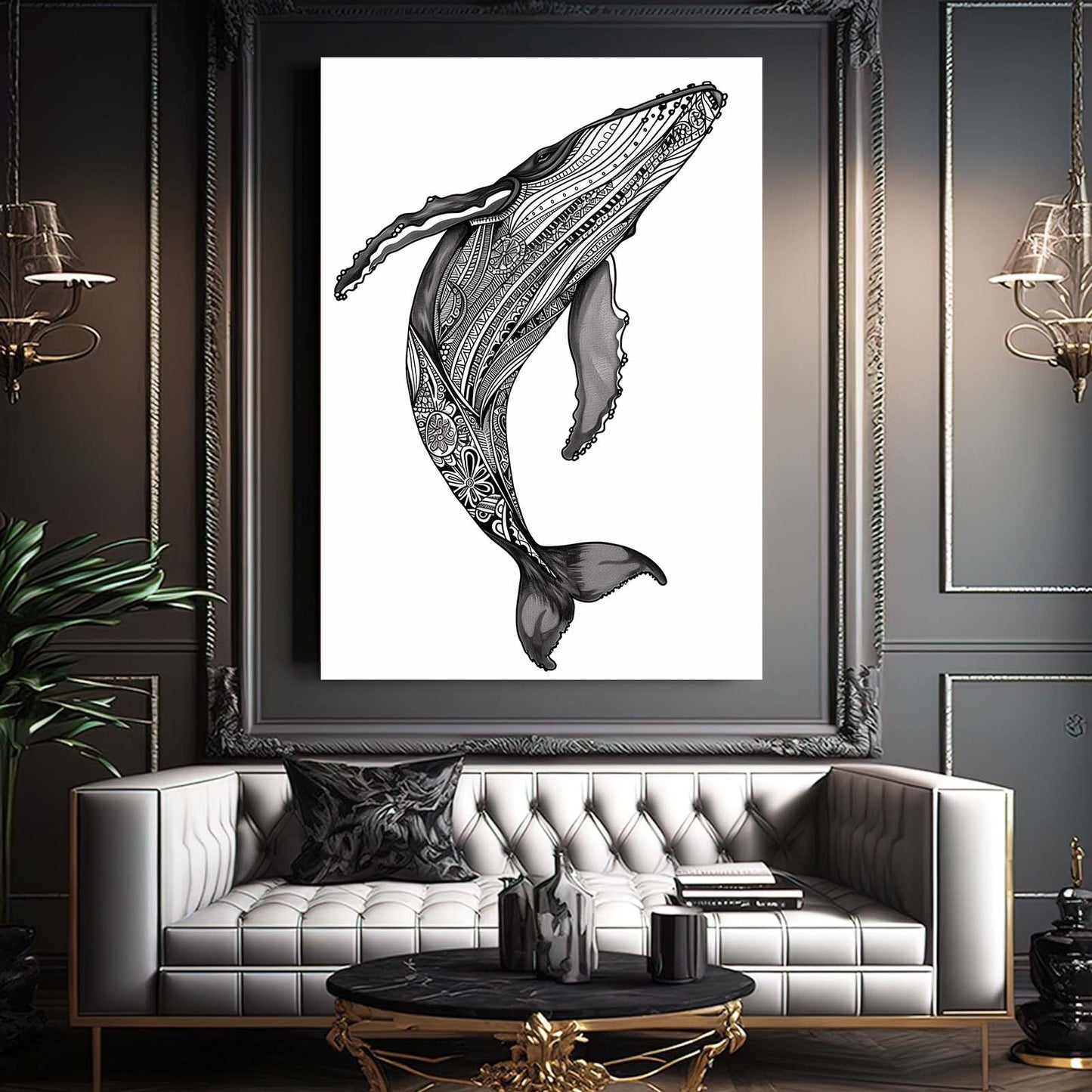 Sacred Whale Patterns Art