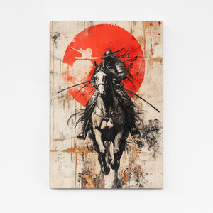 Samurai Horse Canvas Art