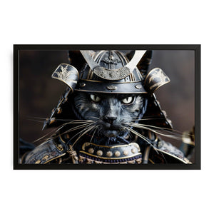 Samurai Warrior Cat Wall Art