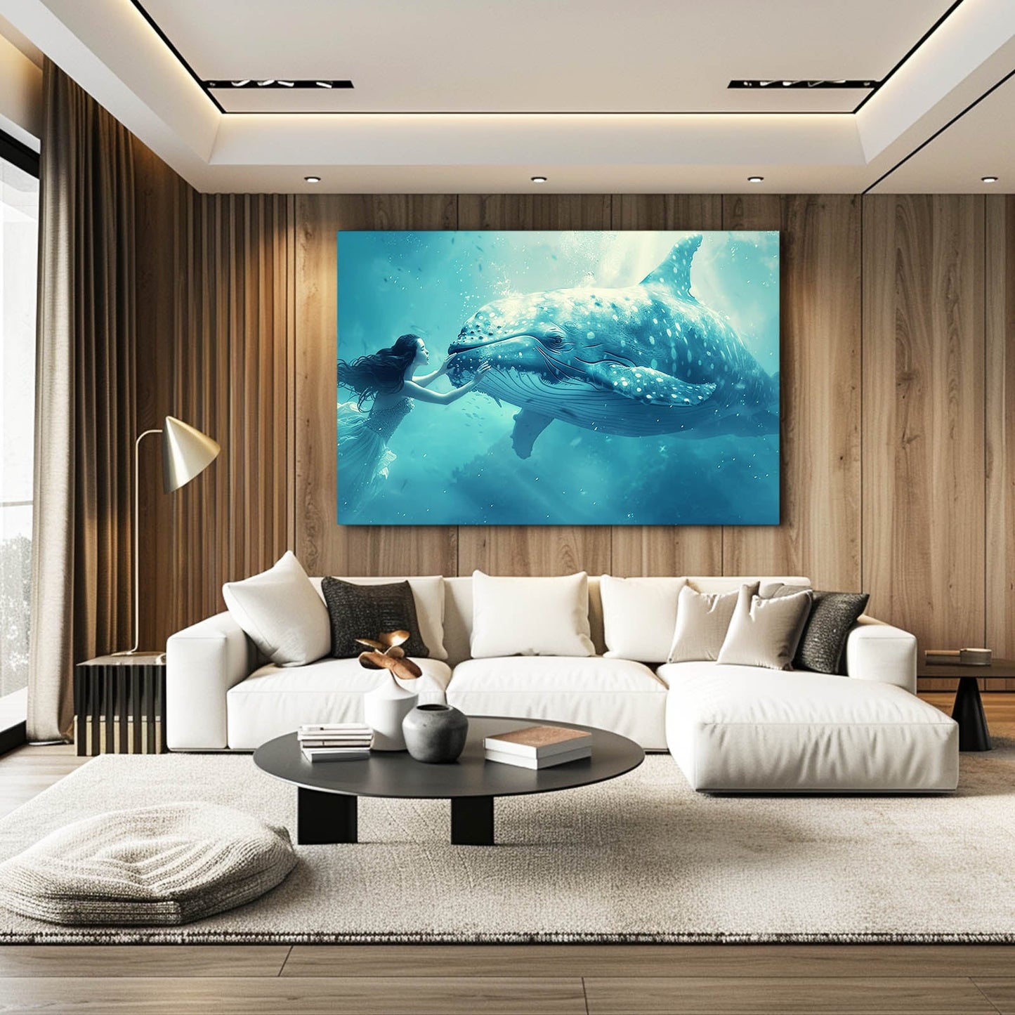 Serenity Whale Digital Art