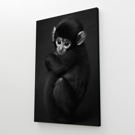 Shy Baby Shadow Monkey Prints – styled in a furnished interior