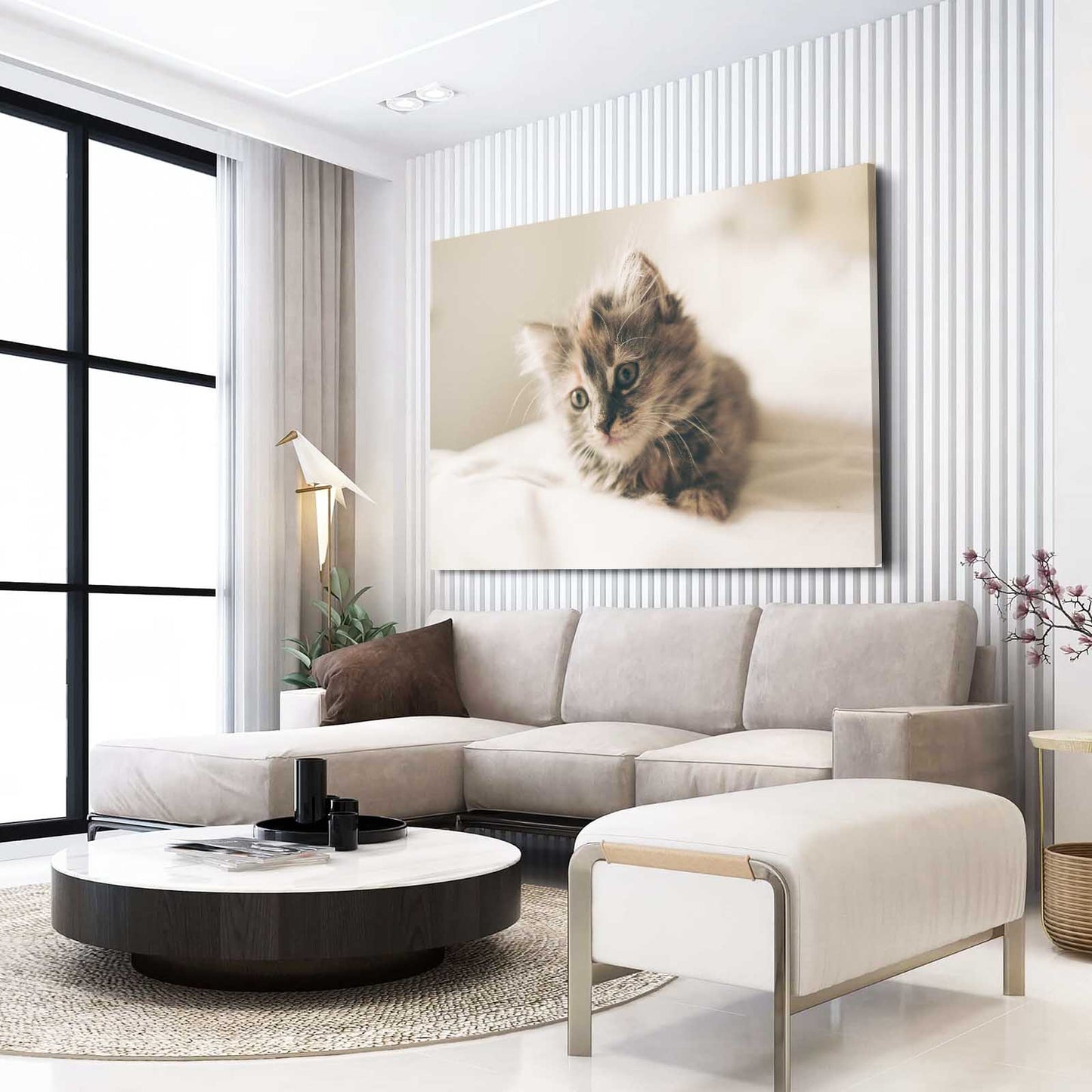 Soft Light Cat Wall Art