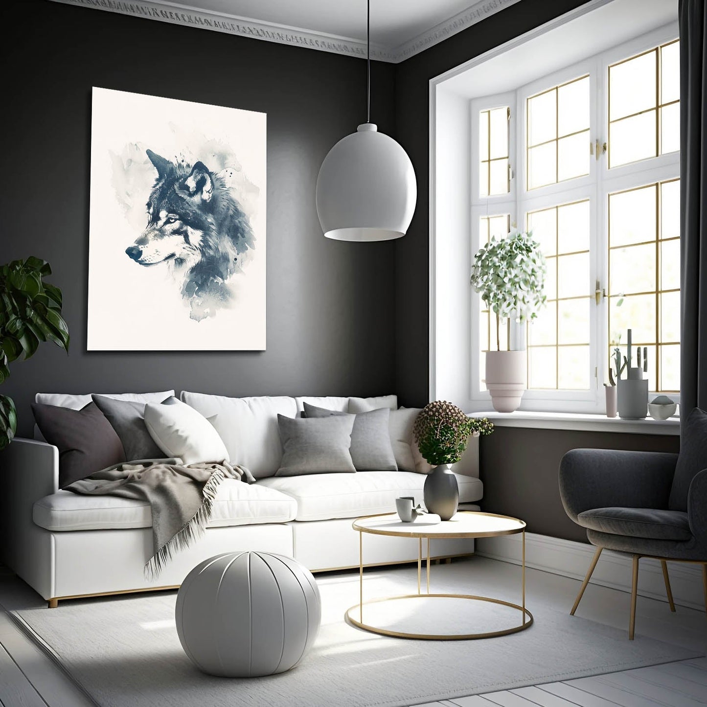 Spiritual Wolf Art