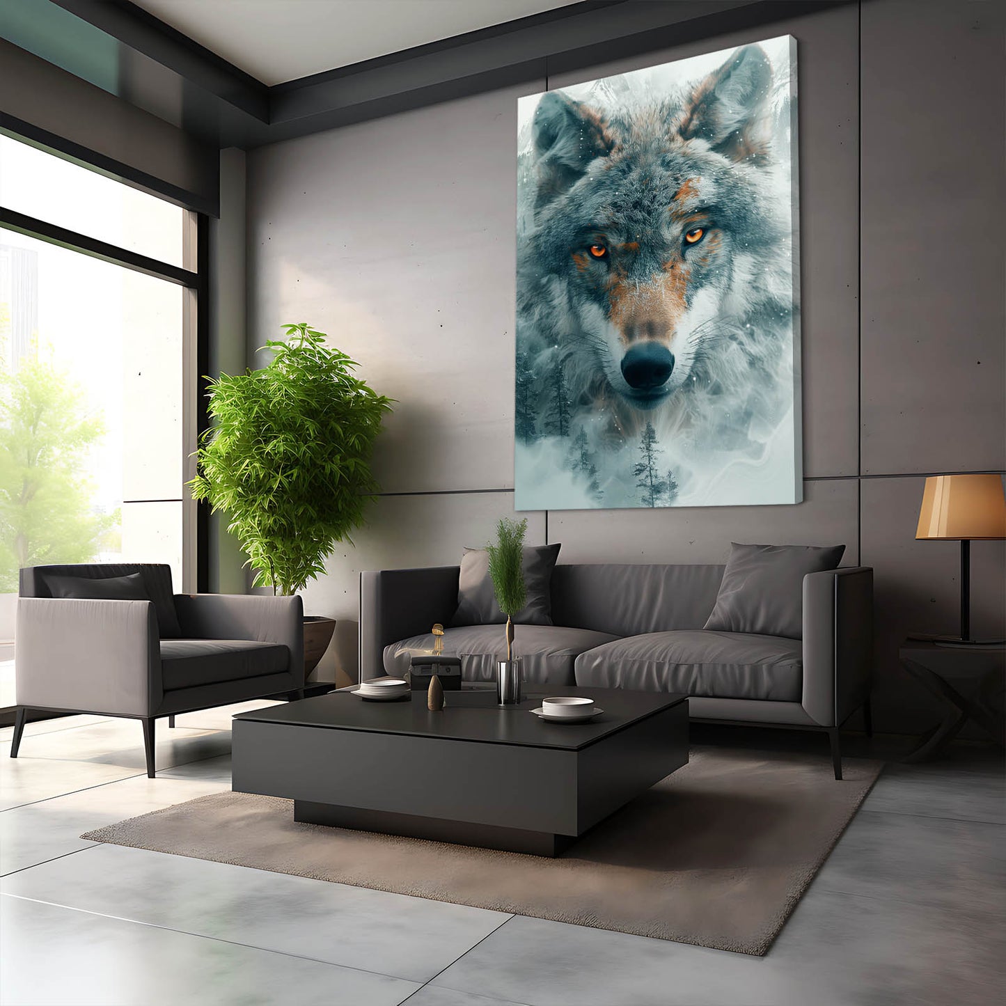 Spiritual Wolf Wall Art
