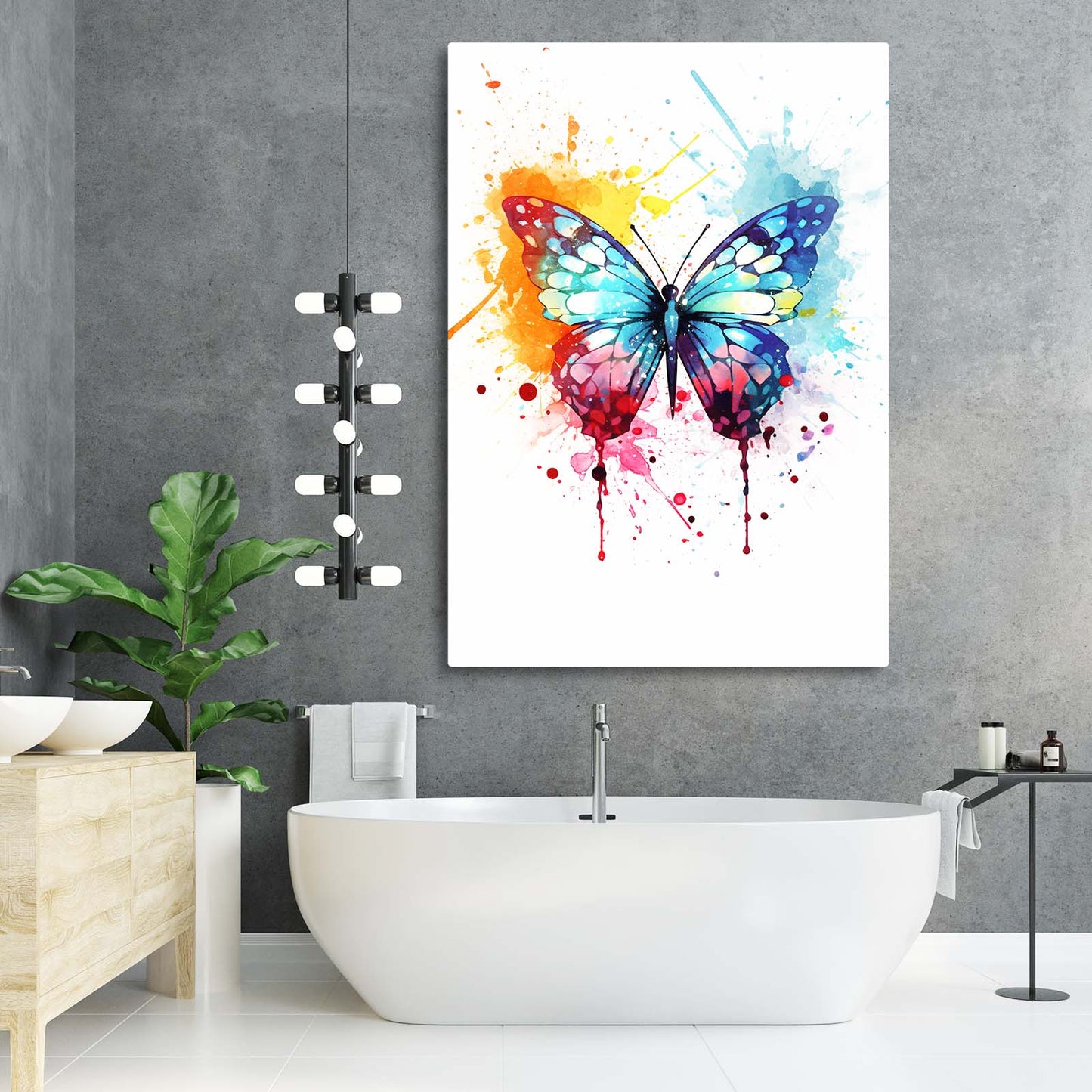 Splatter Butterfly Wall Art