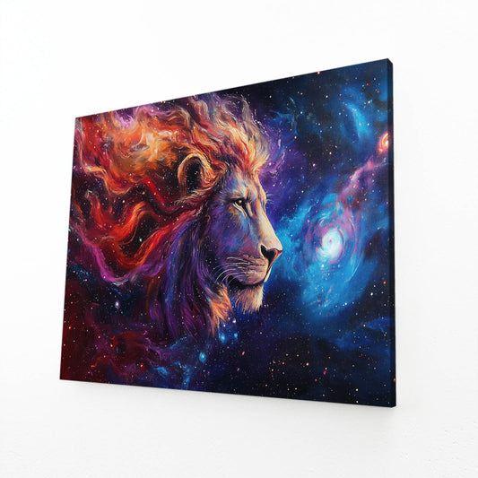 Starlit King Lion Wall Art