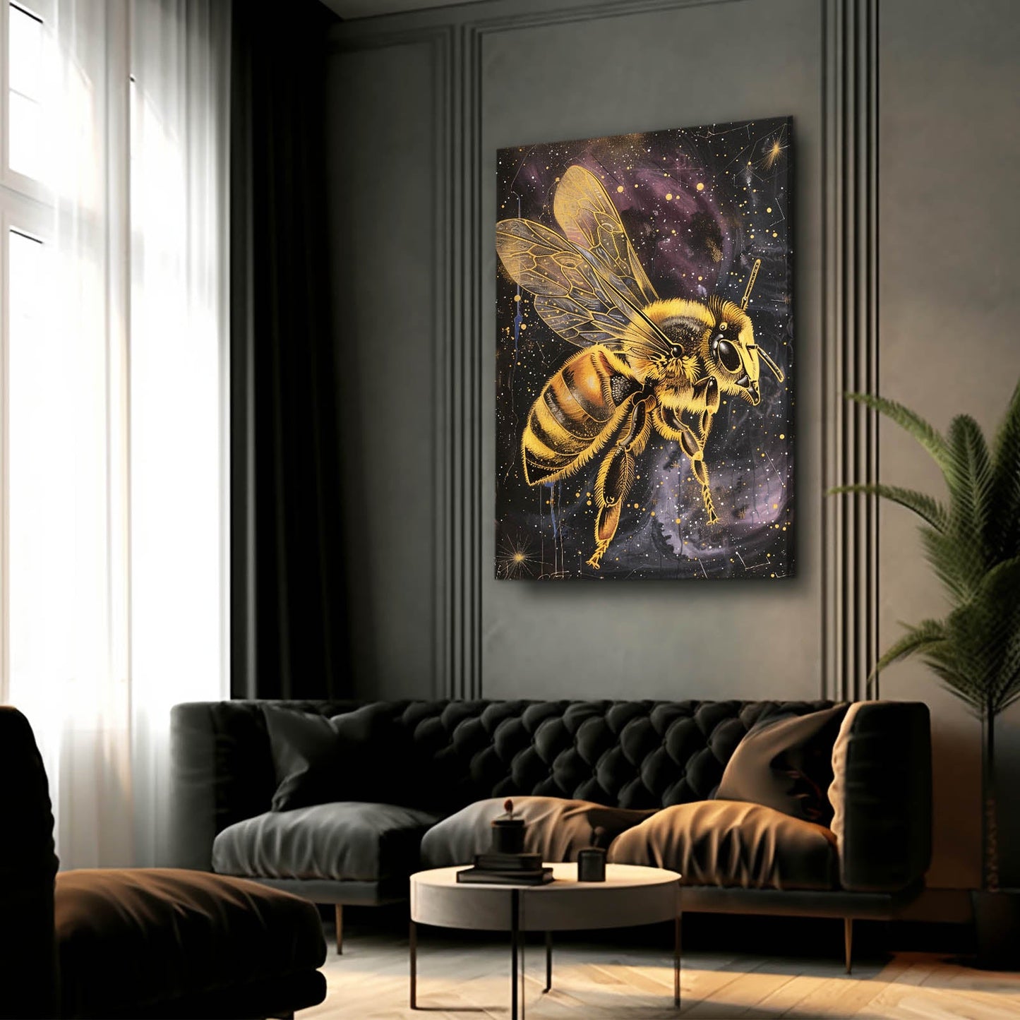 Starry Sky Bee Art