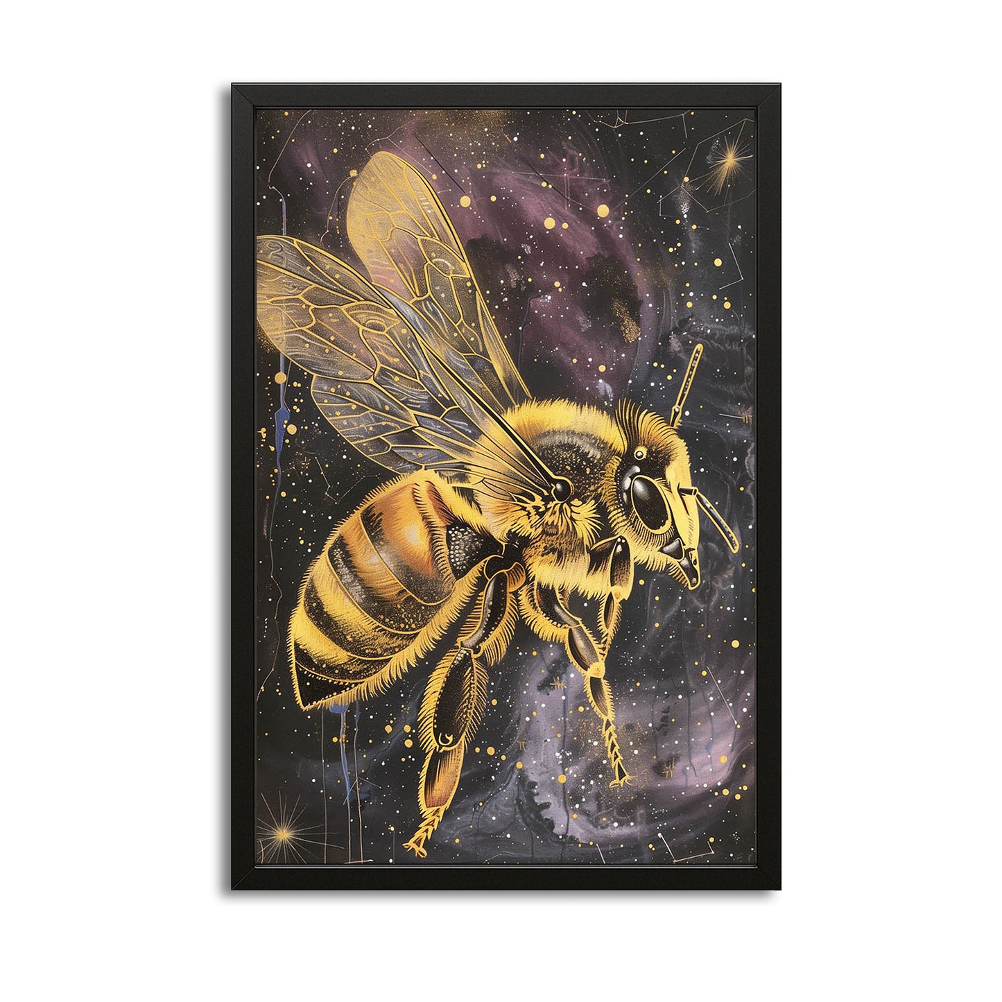 Starry Sky Bee Art