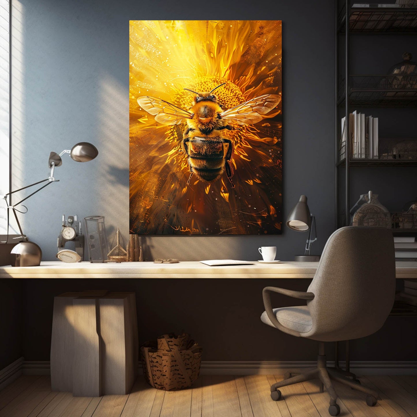 Sunfire Bee Art
