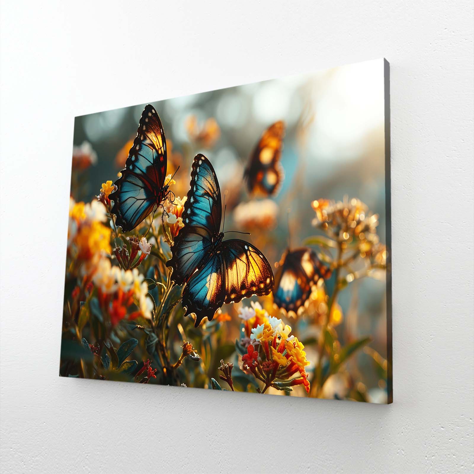 Sunset Butterfly Photography Wall Art