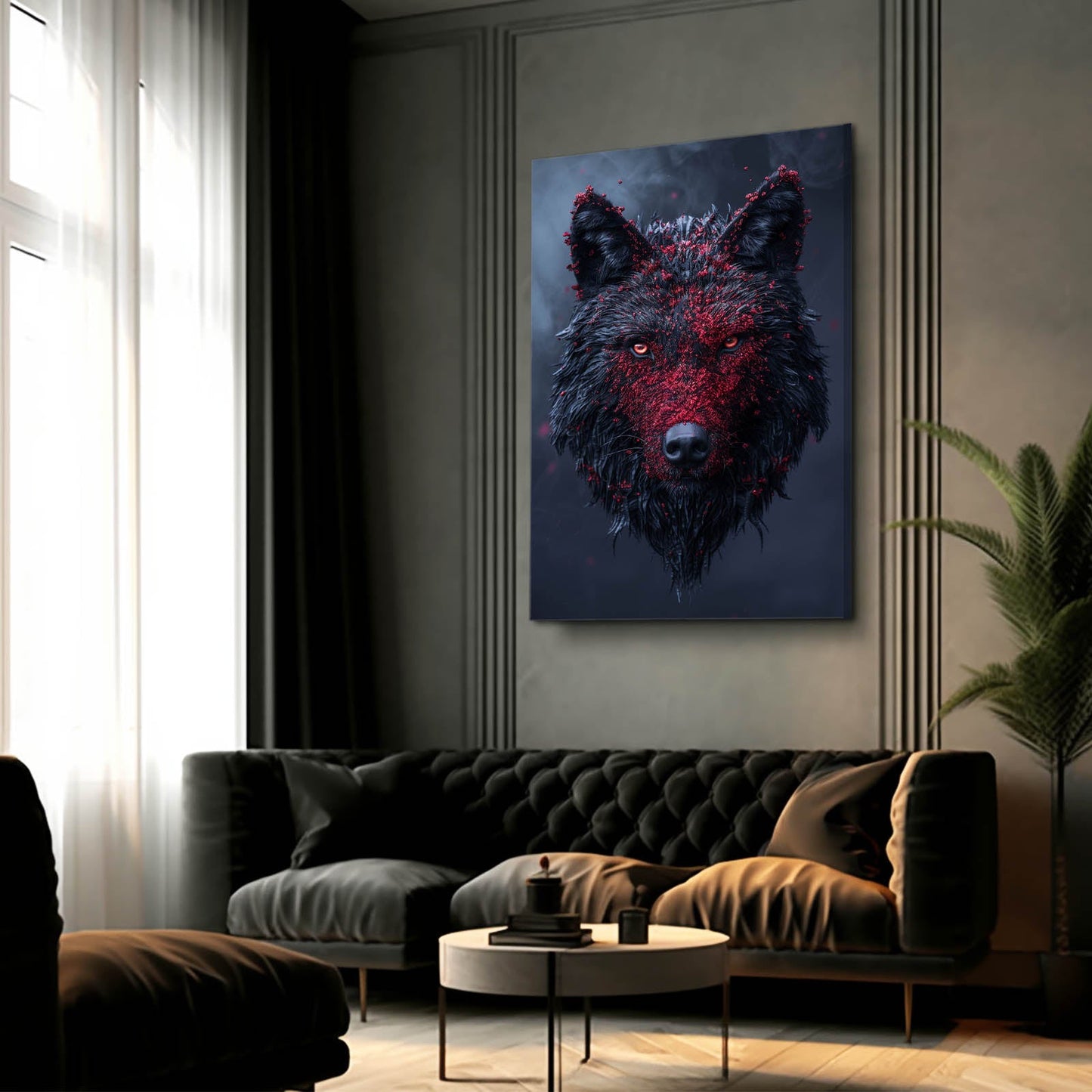 Surreal Wolf Wall Art