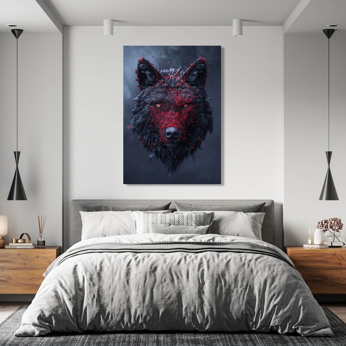 Surreal Wolf Wall Art