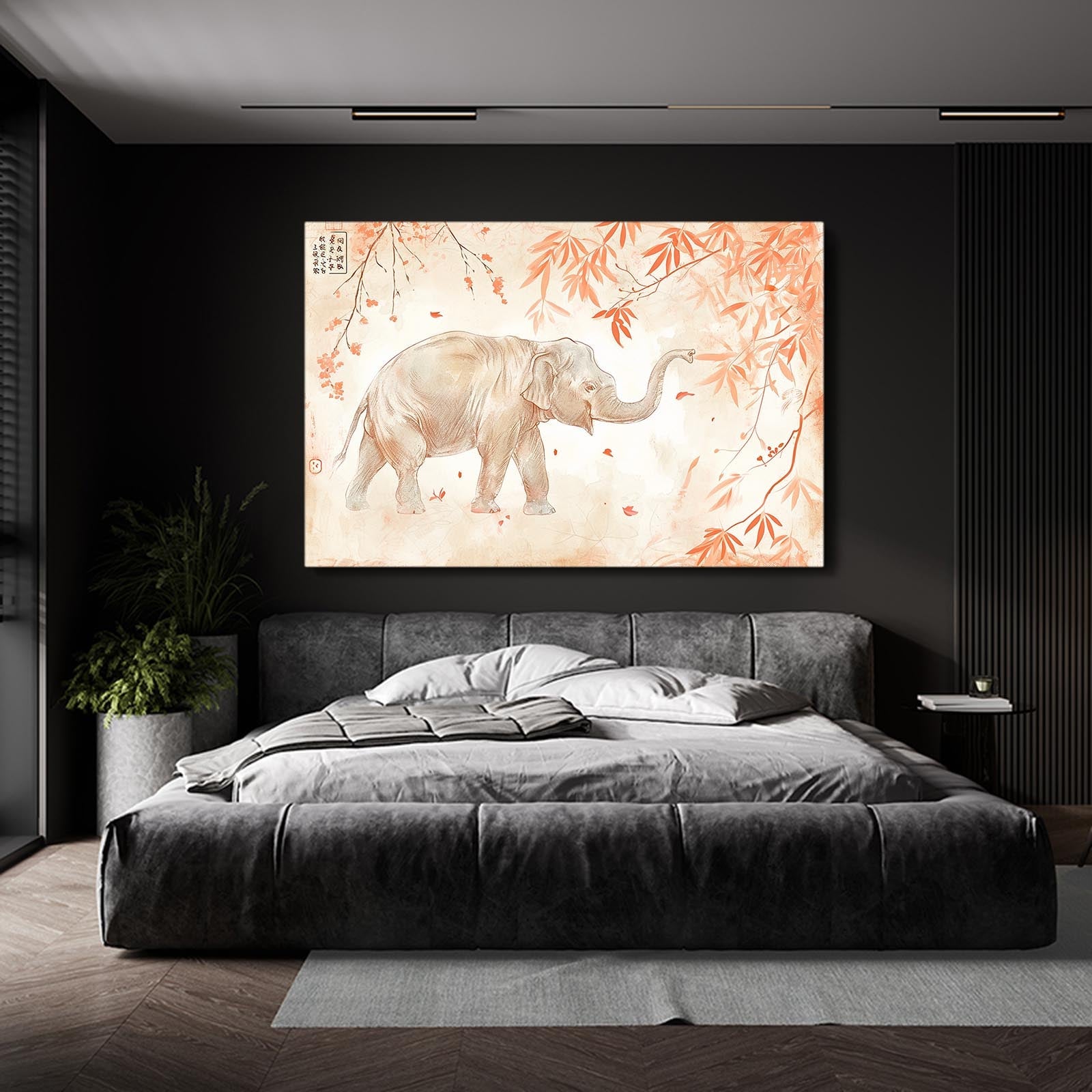Traditional Asian Elephant Art