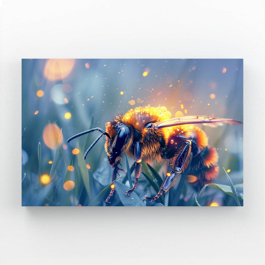 Twilight Glow Bee Art