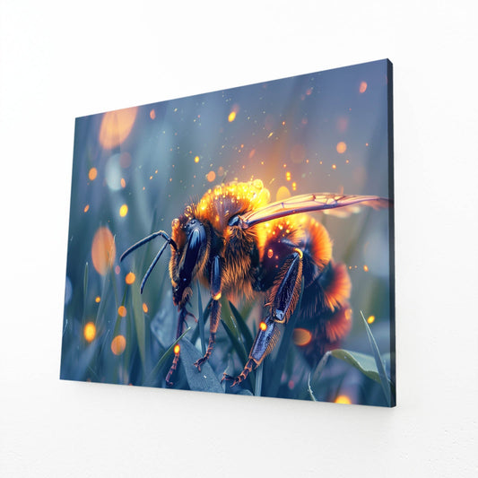 Twilight Glow Bee Art