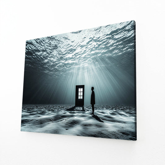 Underwater Doorway Photography Art – canvas print, view 2