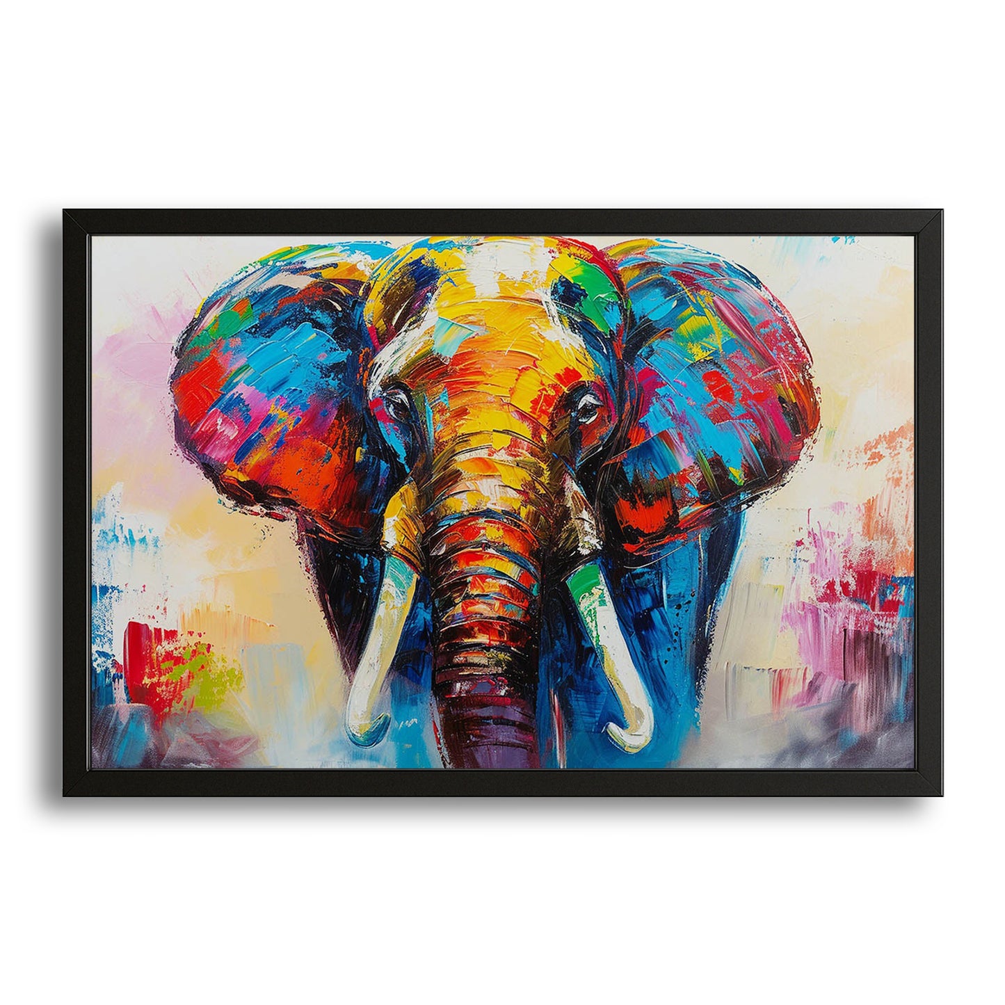 Vibrant Elephant Art