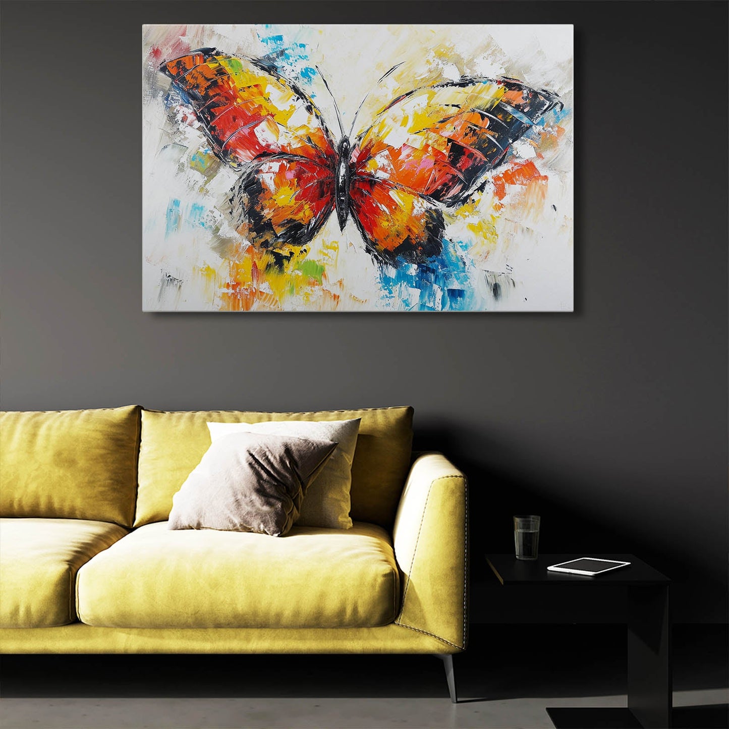 Vibrant Energy Butterfly Wall Art