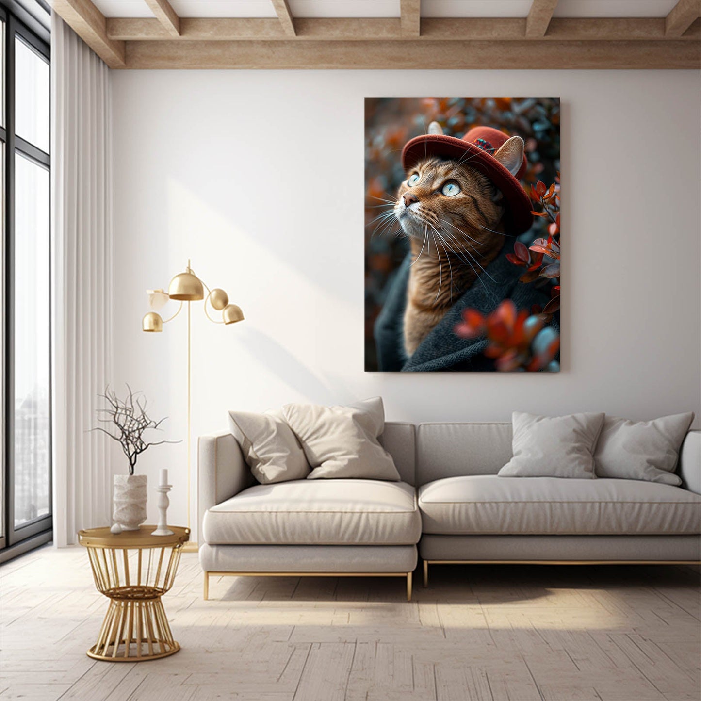 Vintage Cat Wall Art
