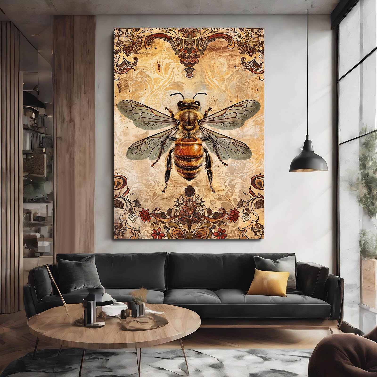 Vintage Honey Bee Art