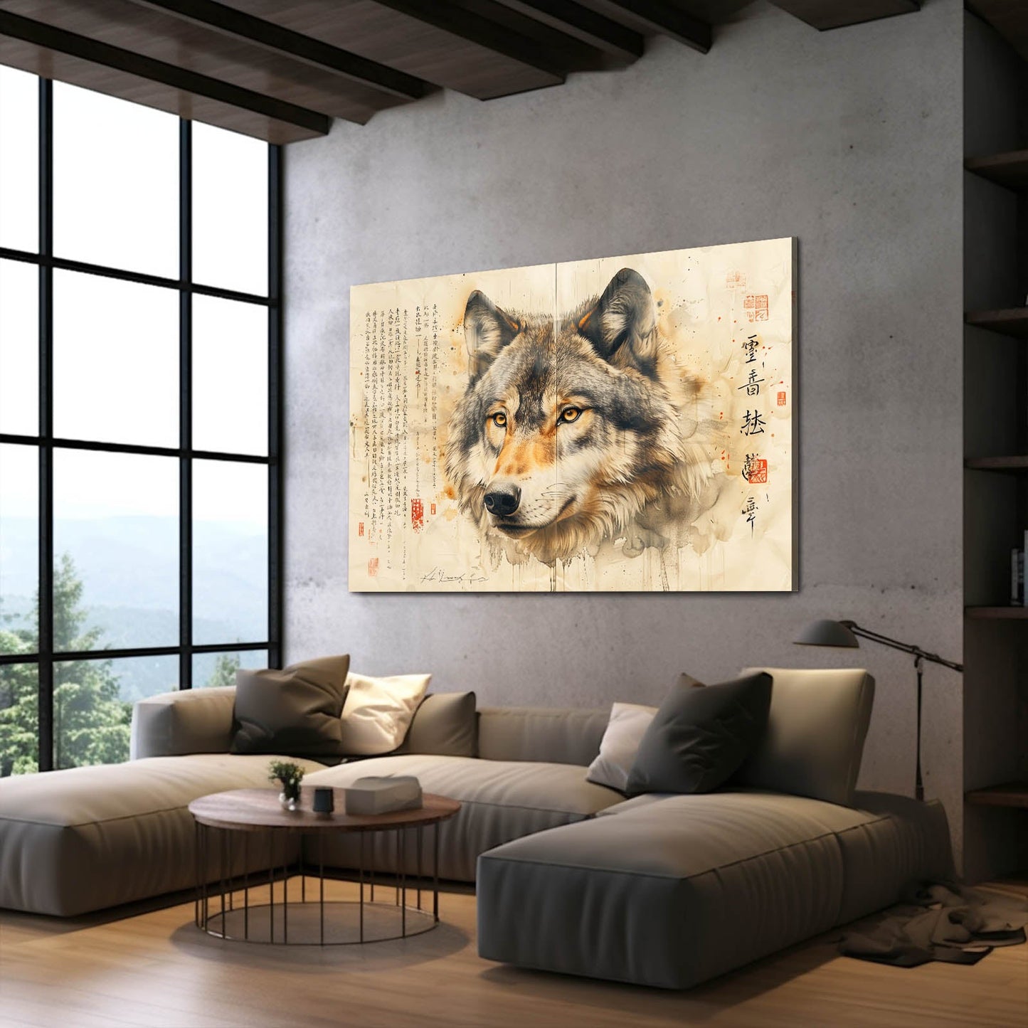 Vintage Wolf Art