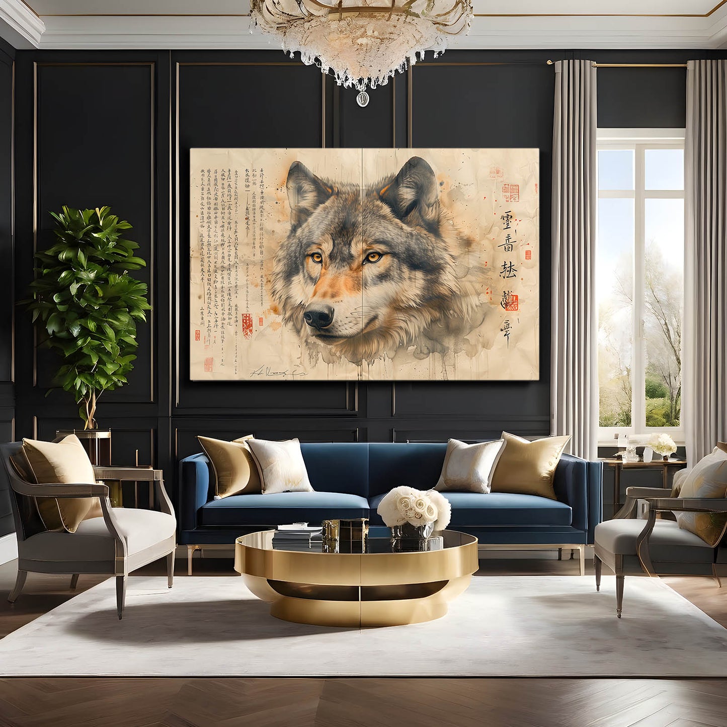 Vintage Wolf Art