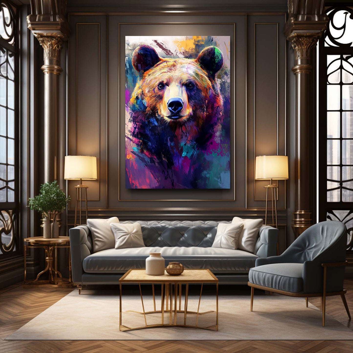 Vivid Bear Art