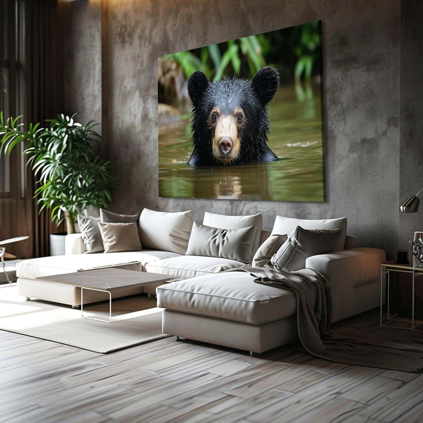 Wall Art Black Bear