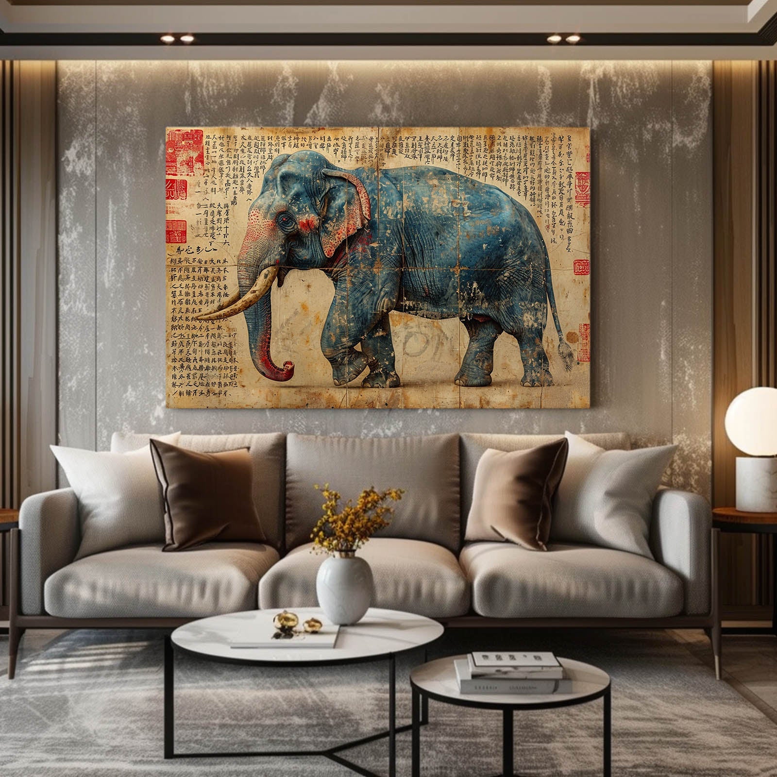 Wall Elephant Art