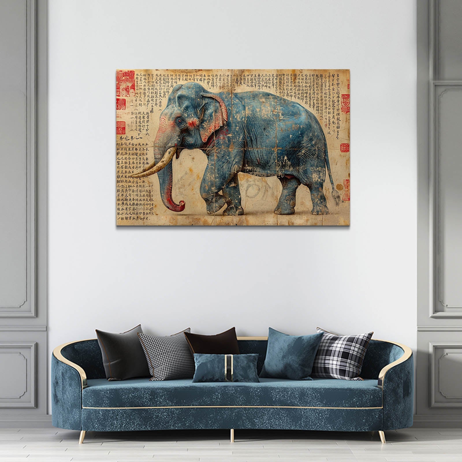 Wall Elephant Art