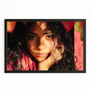 Warm Light Portrait Women Photography Prints Wall Art