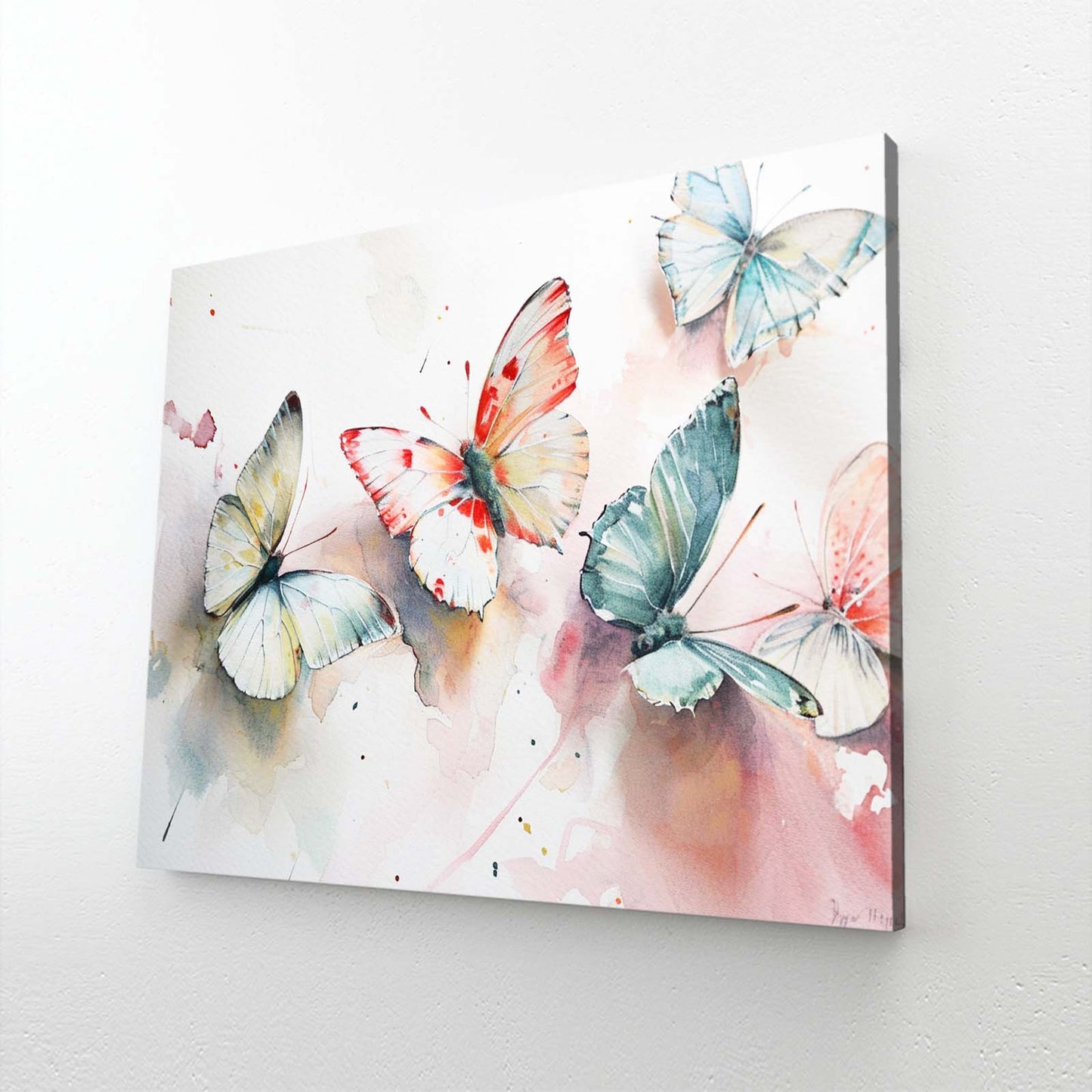 Watercolor Butterfly Wall Art
