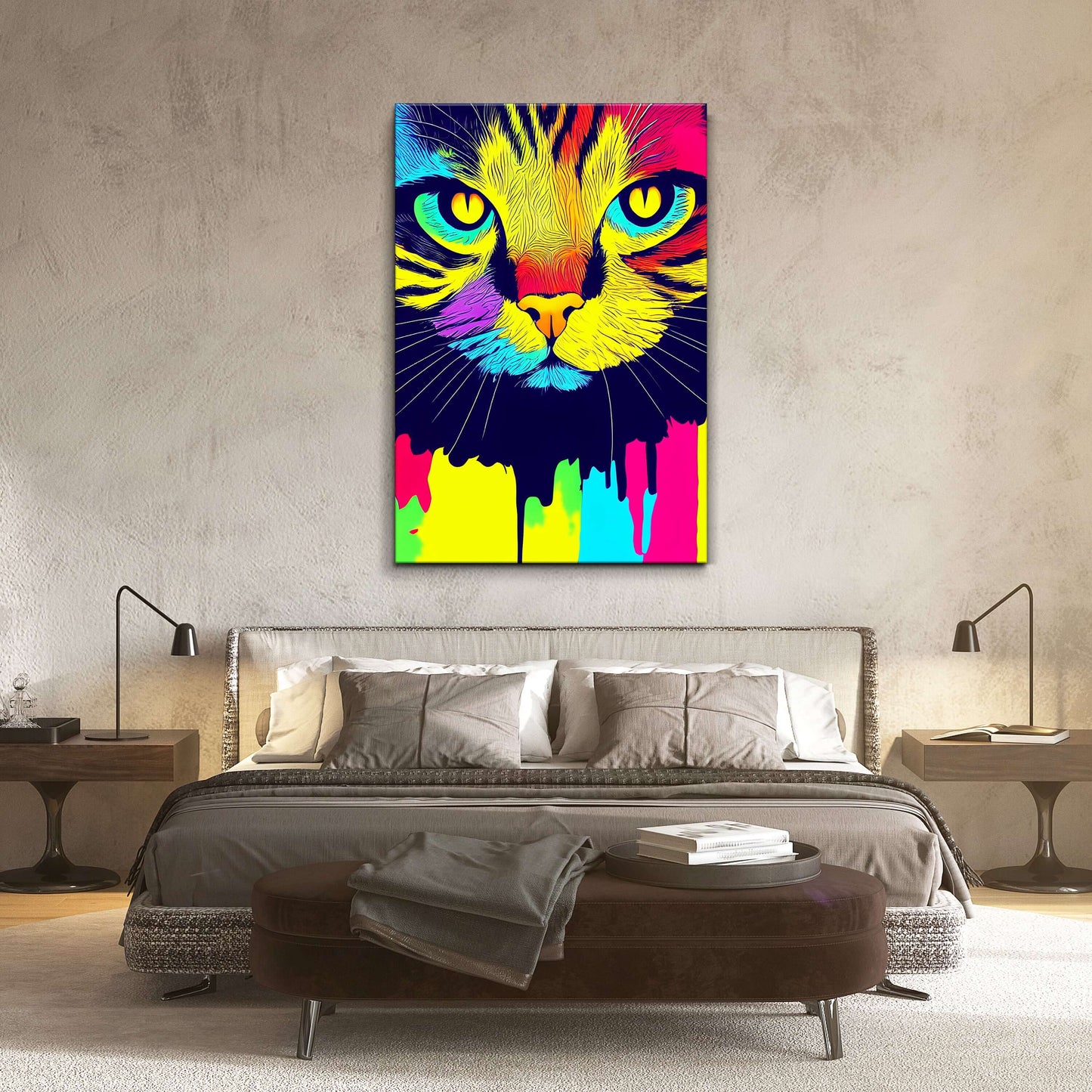 Watercolor Cat Art | MusaArtGallery™