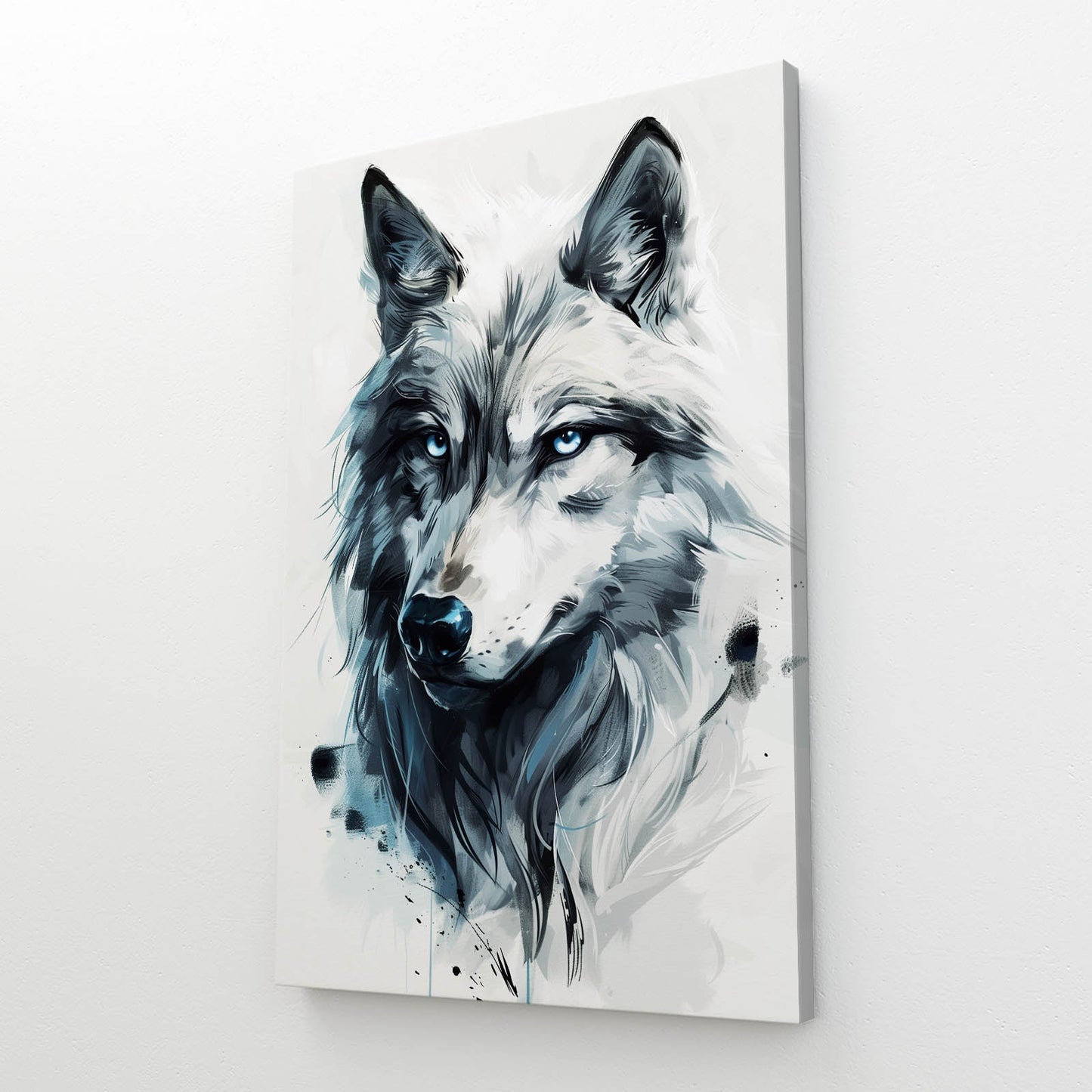 Watercolor Wolf Wall Art
