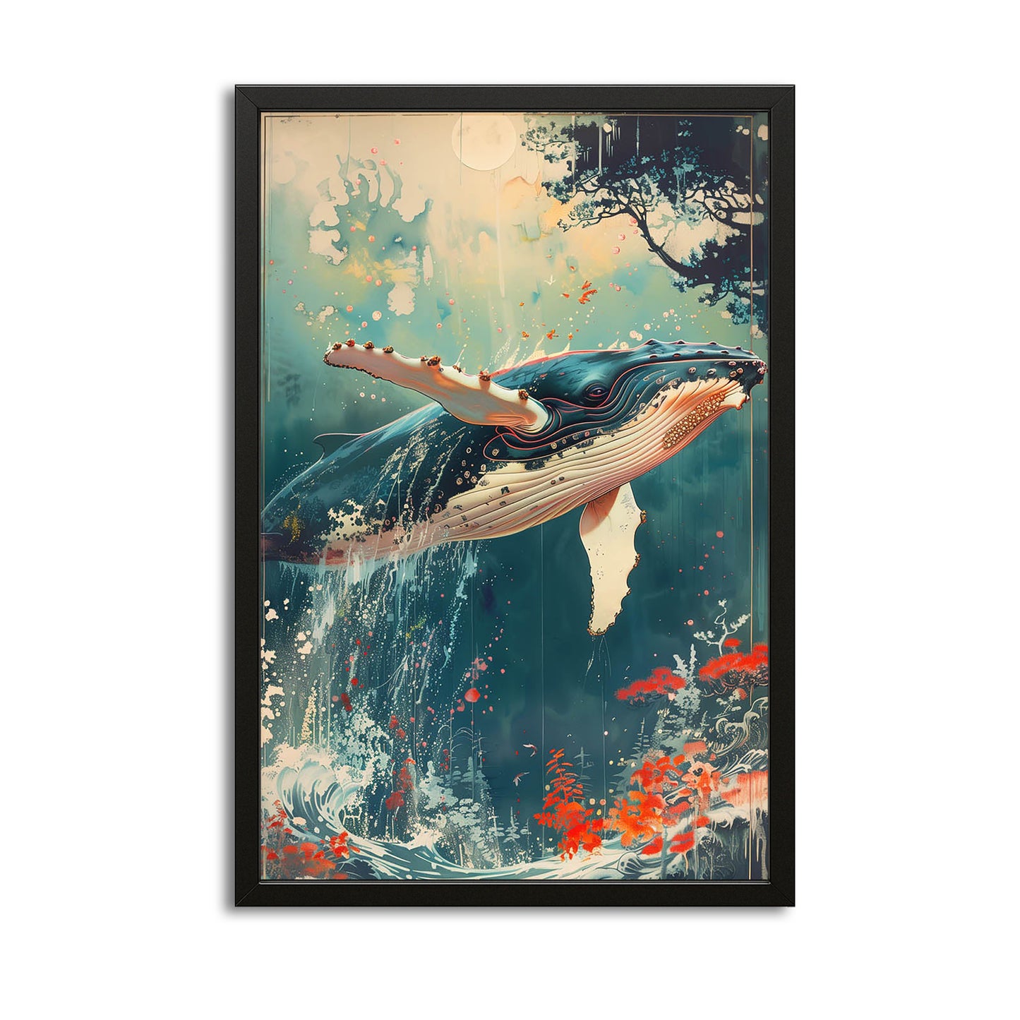 Whale Art Japanese