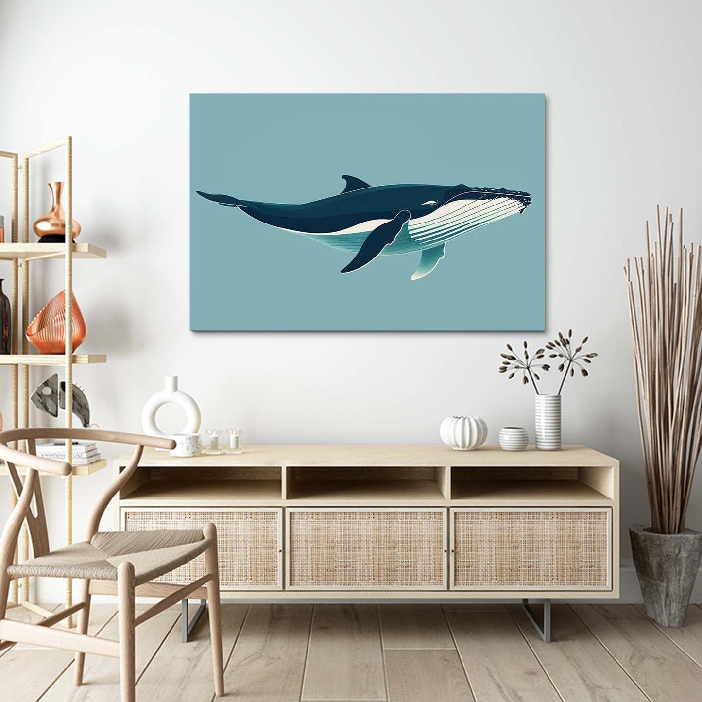 Whale Art Minimalist