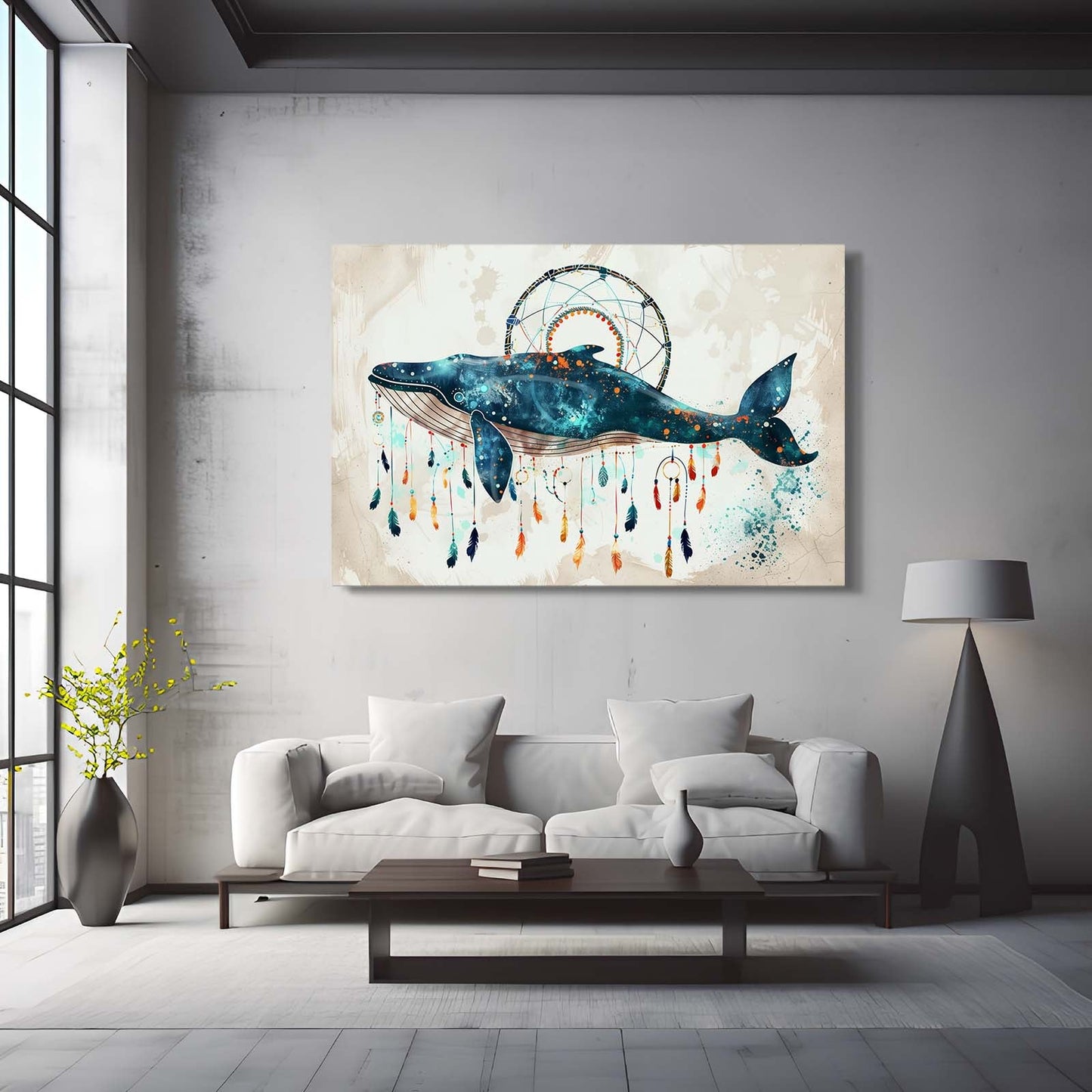 Whale Dreamcatcher Art