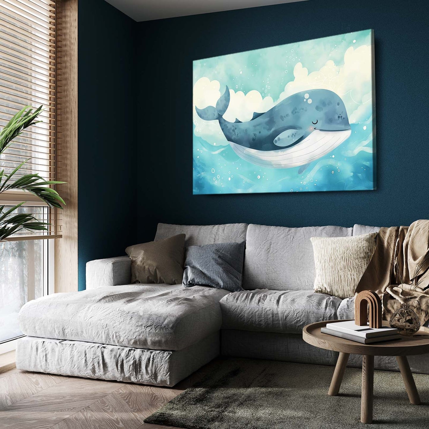 Whale Nursery Wall Art