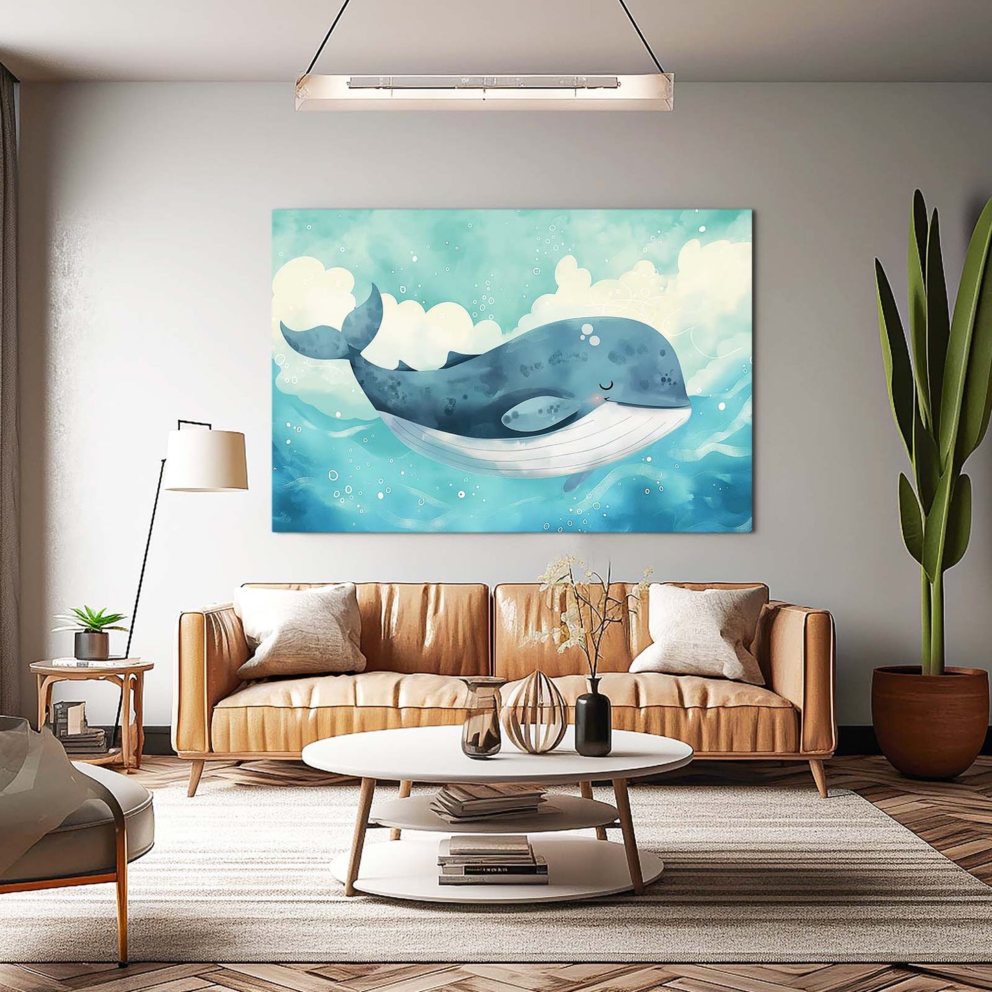 Whale Nursery Wall Art