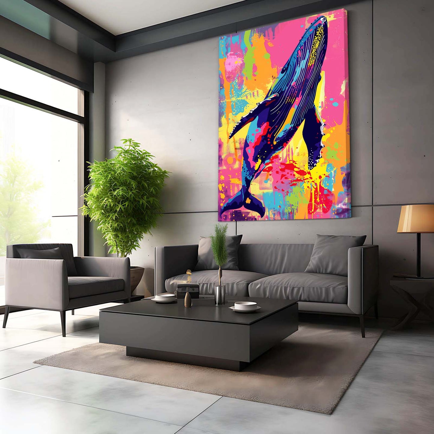 Whale Pop Art