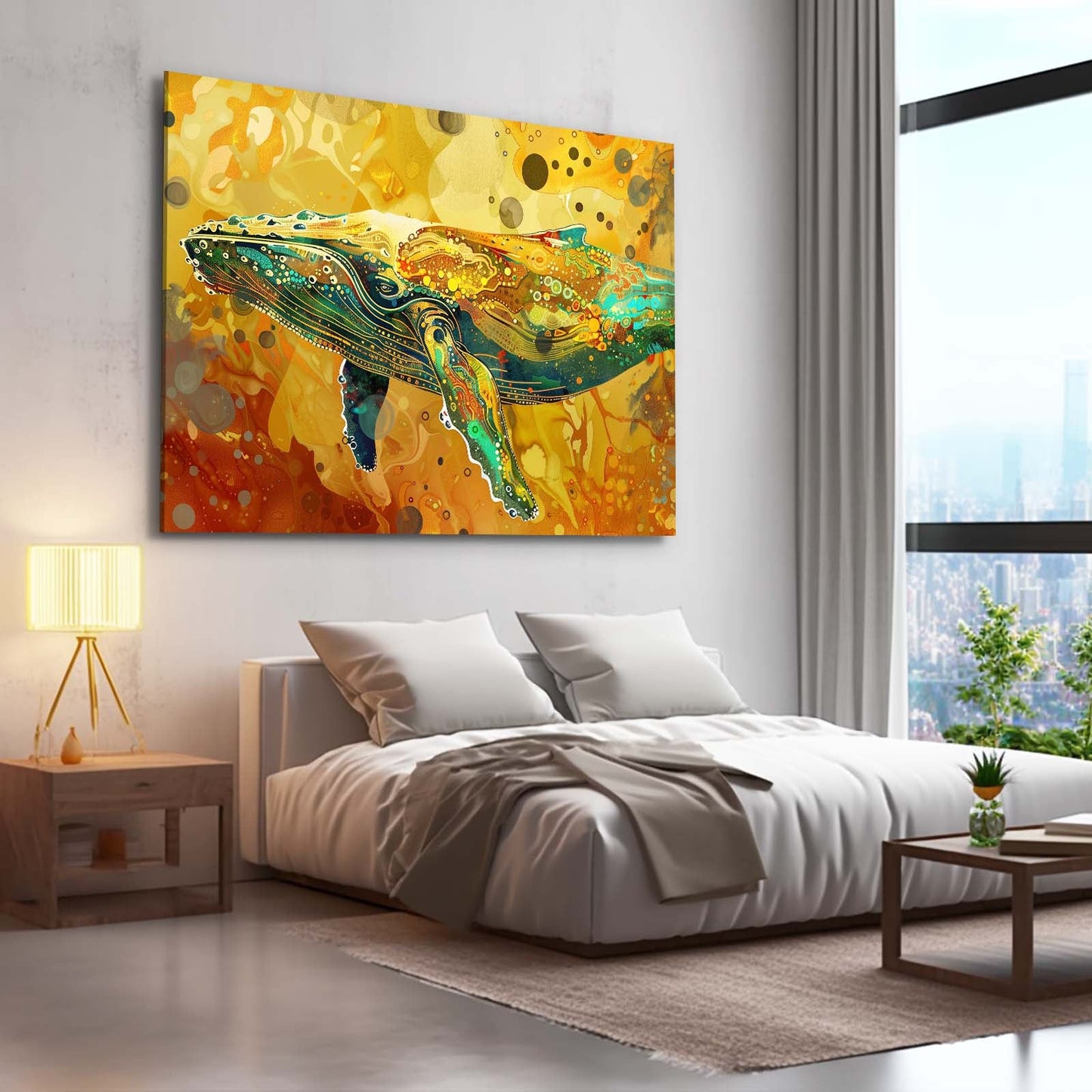 Whale Print Art