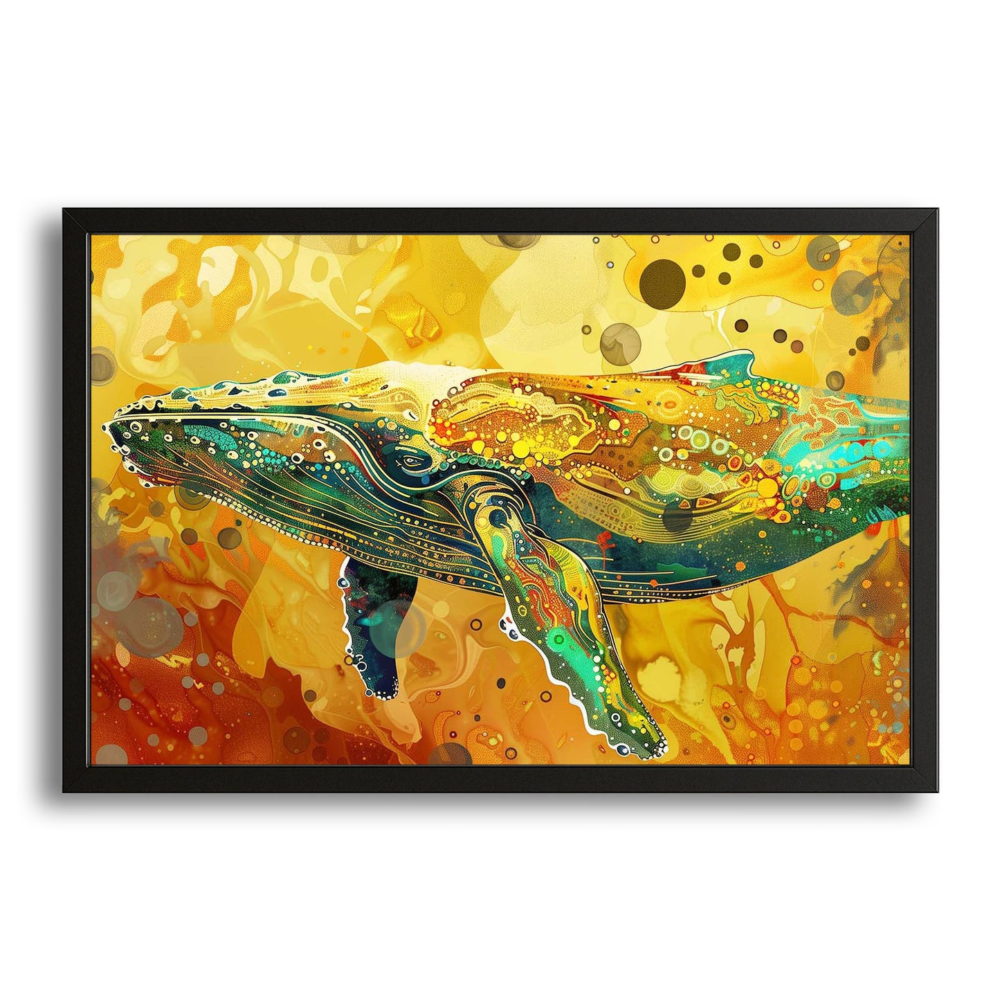 Whale Print Art