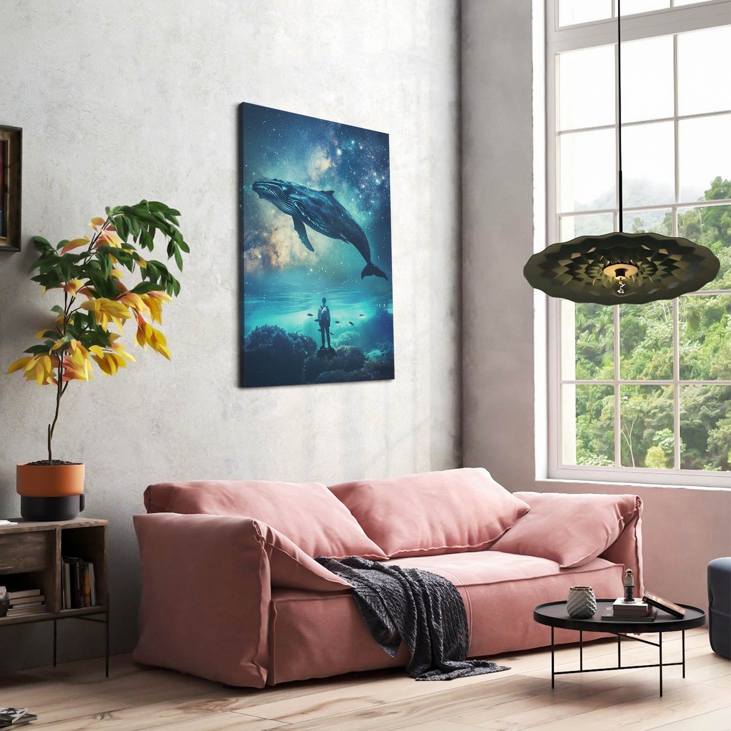 Whale Space Art