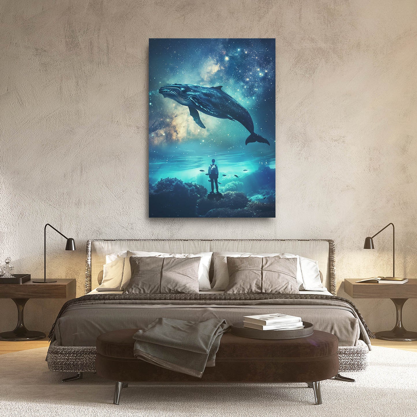 Whale Space Art