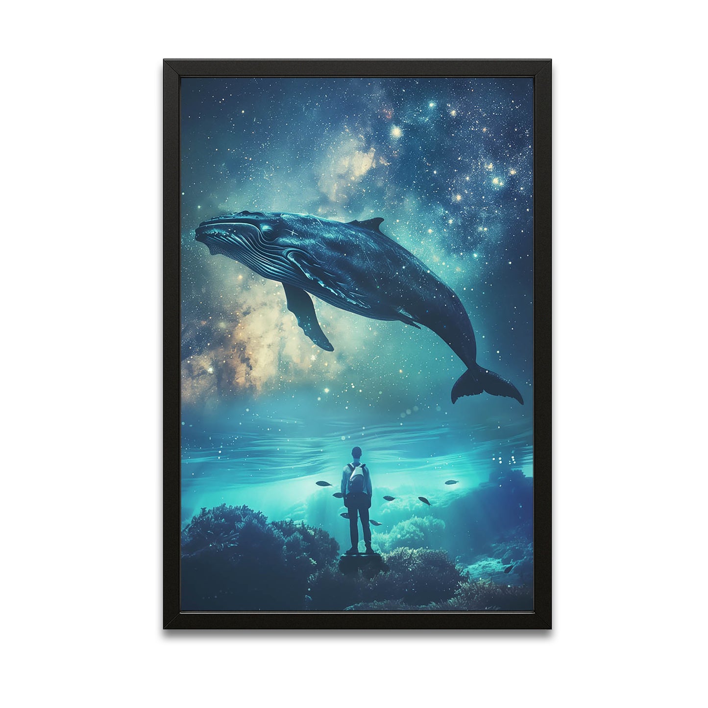 Whale Space Art