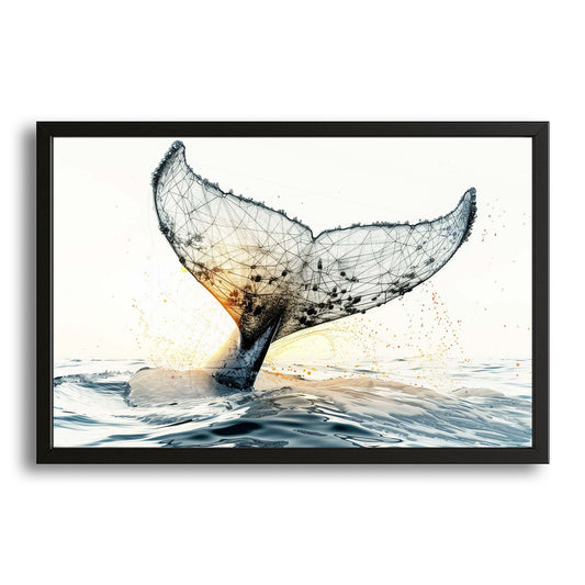 Whale Tail Art Print