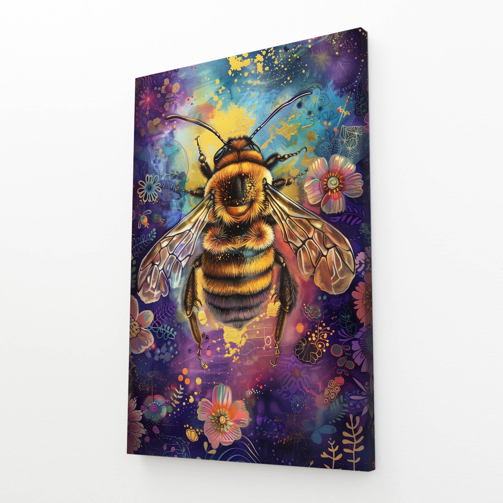 Whimsical Bee Art