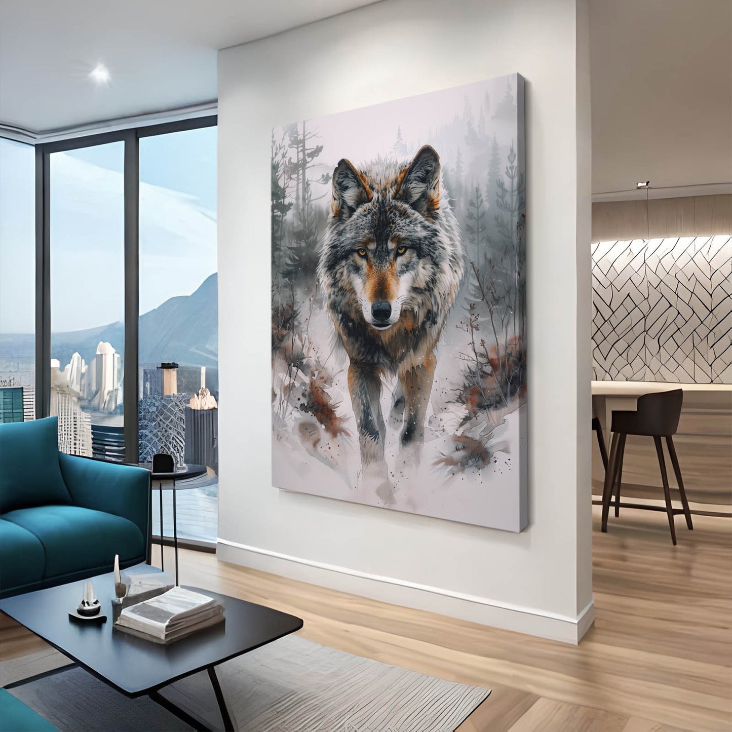 Wolf Art Canvas