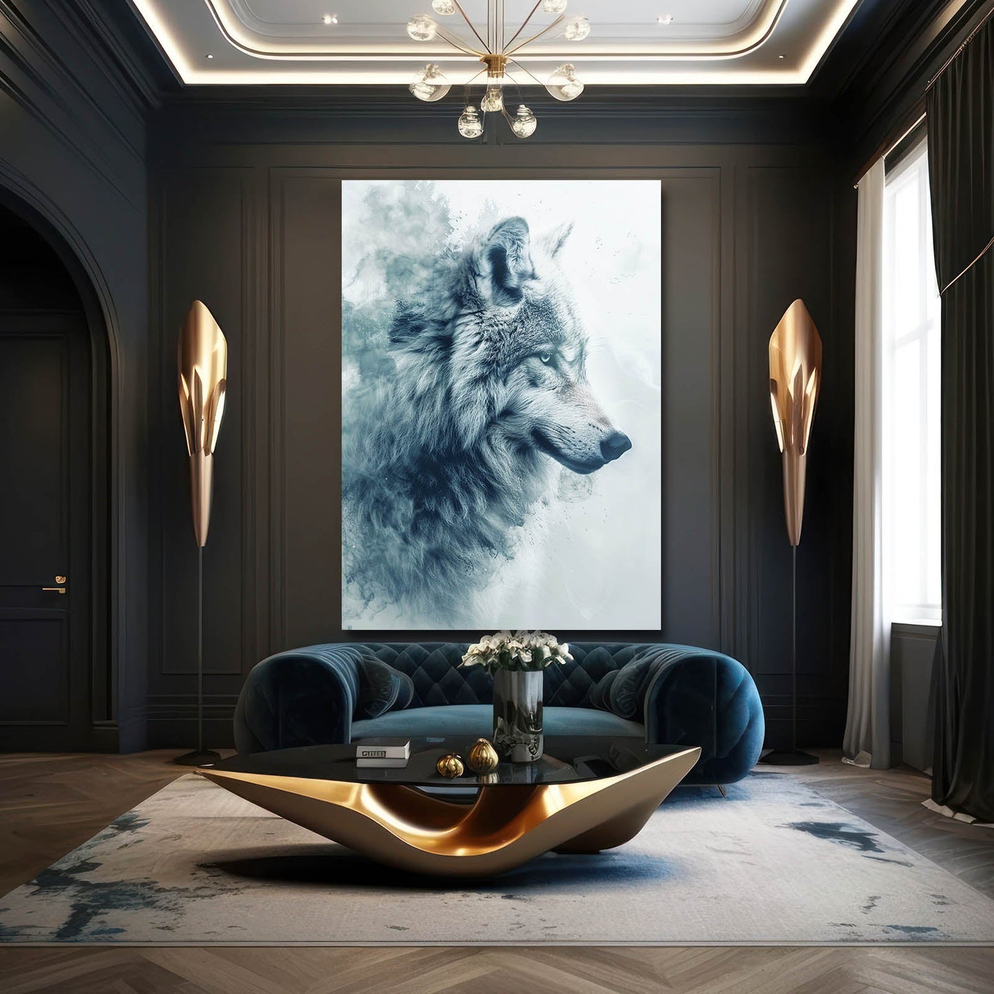Wolf Art Modern